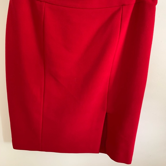Ann Taylor Red Pencil Skirt - Picture 2 of 6